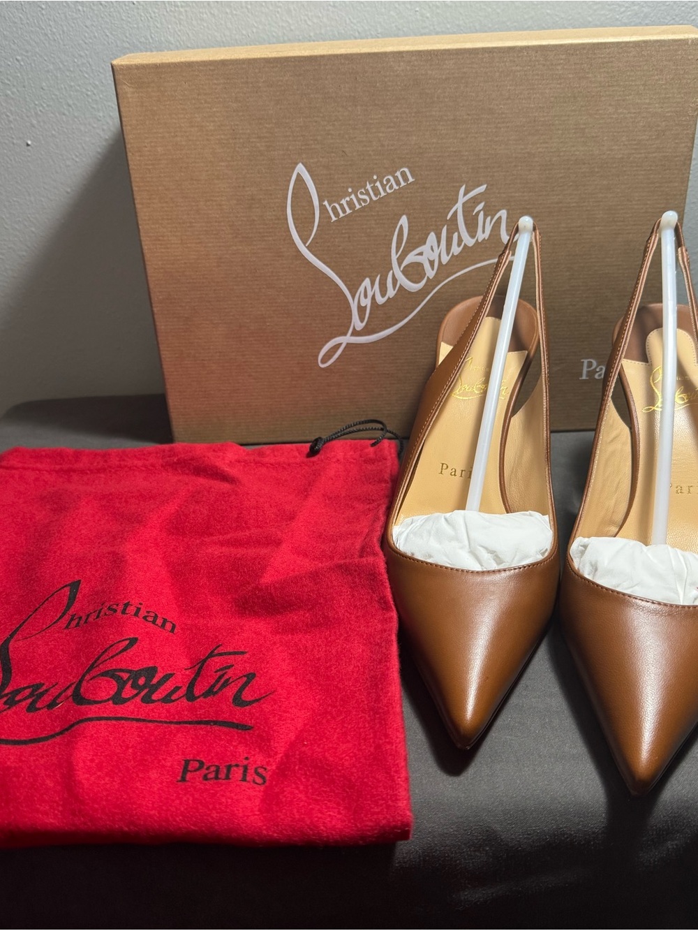Christian Louboutin Clare Sling 80 Nappa